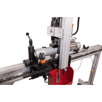 T-Drill HFT-2000 SS Stroj na vrtání a extrakci/vyhrdlování T-odboček, pro trubky z nerezavějící oceli